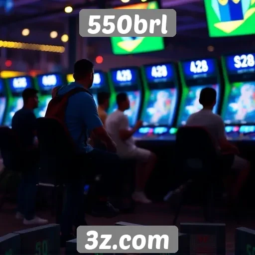 Acessibilidade no site 550brl para jogadores