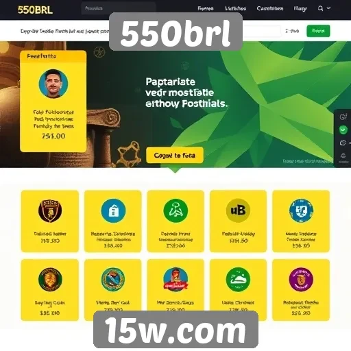 Análise das funcionalidades do site 550brl
