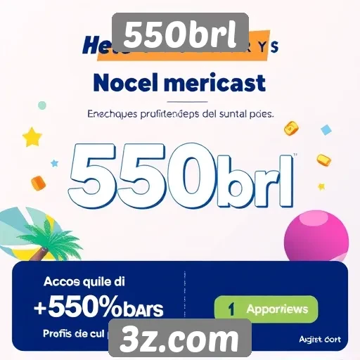 550brl oferece promoções exclusivas para novos usuários