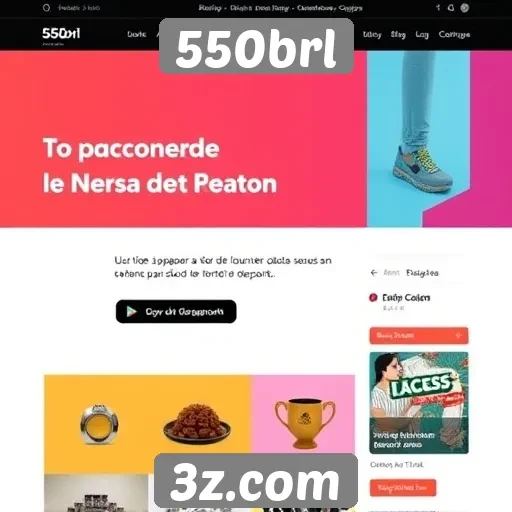 Mudanças no design do site 550brl atraem usuários
